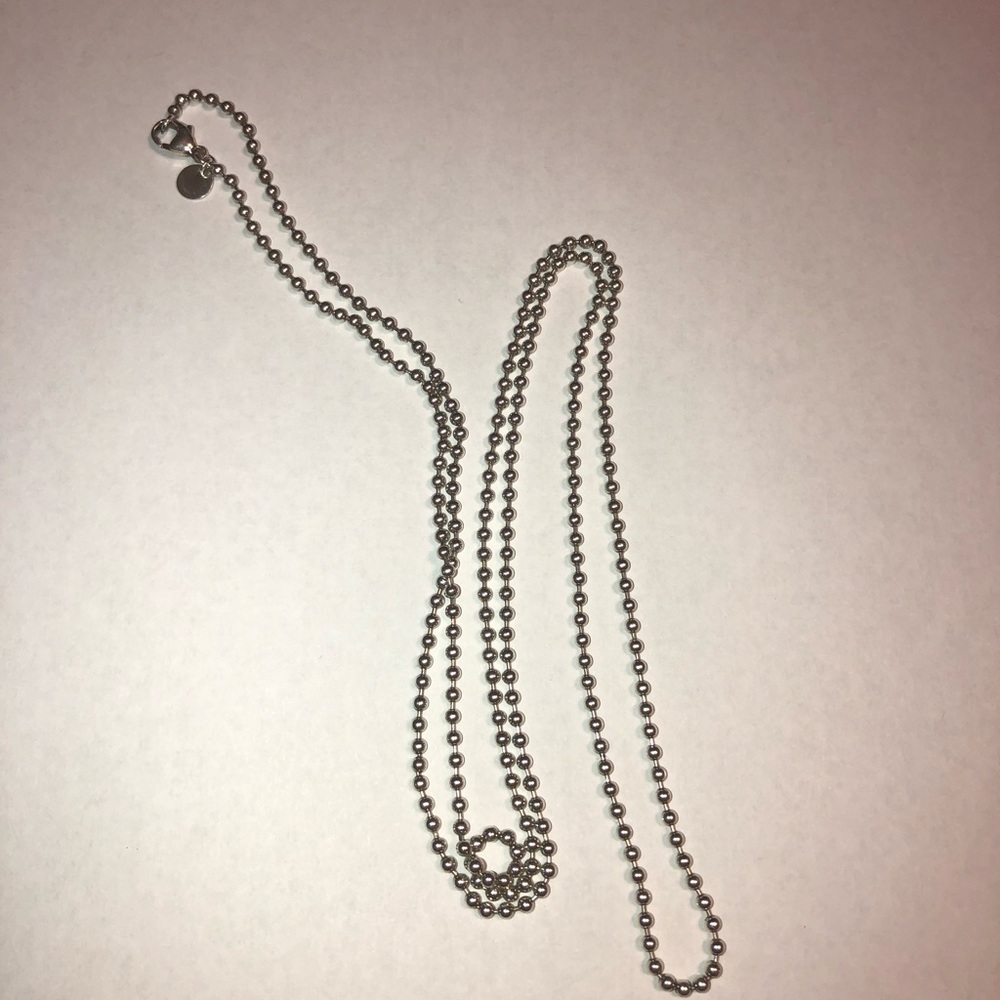 Tiffany & Co. 34 inch bead chain